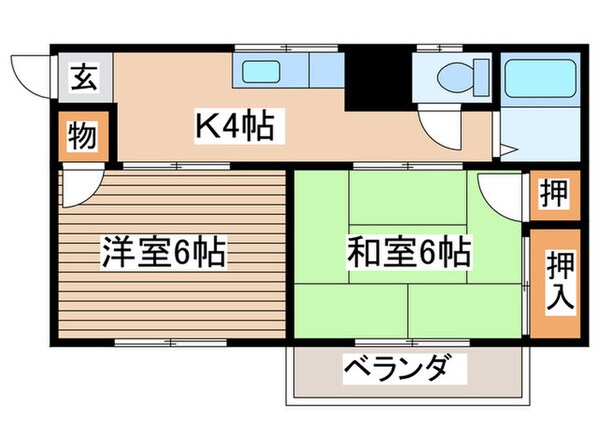 オザワビレッジの物件間取画像